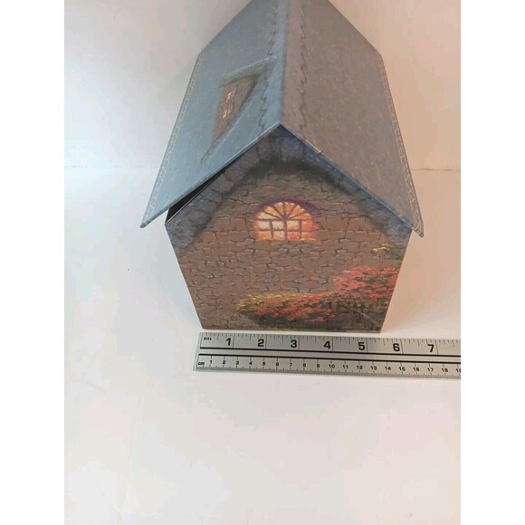 Thomas Kinkade Country Cottage House Keepsake Box Jewlery Storage No Stationary - Picture 11 of 16